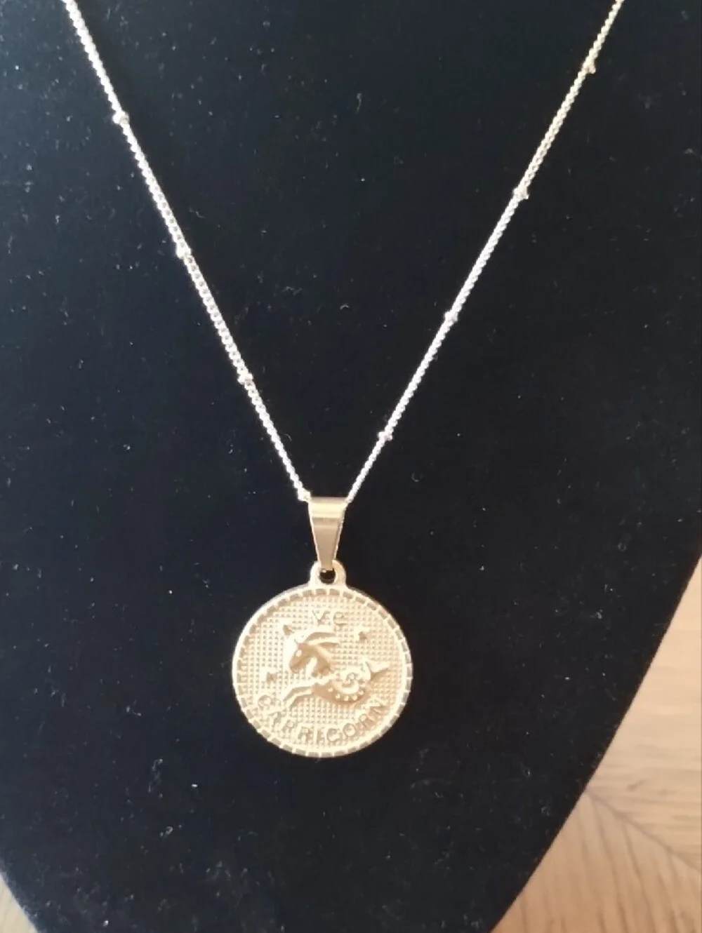 Gold Capricorn Pendant Necklace - Picture 8 of 16